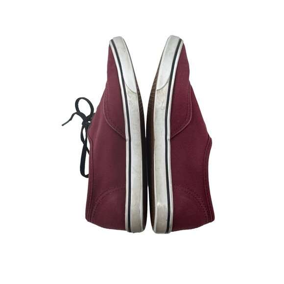 Vans Off The Wall Red Canvas Lace Up Athletic Sneakers Men's Sz 4 Women's Sz 5.5 - Picture 9 of 9